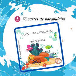 Animaux marins pour enfants en français - Vocabulaire 