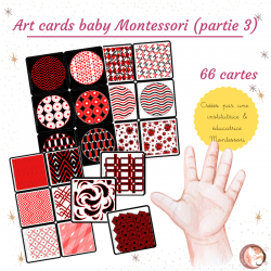 cards baby art Montessori...