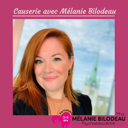 Causerie avec Mélanie Bilodeau